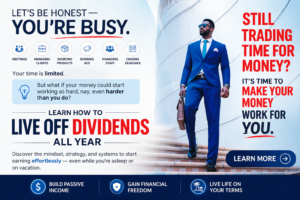 Promoting financial freedom through dividends.